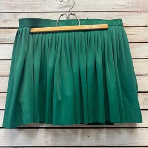 Prince Pickleball Pleated Skort Green Athletic Tenniscore LG Workout Run Fit